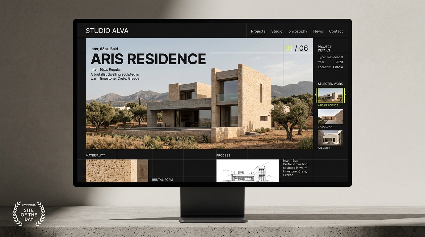 KRONO ATELIER — LUNEXIS Website Template